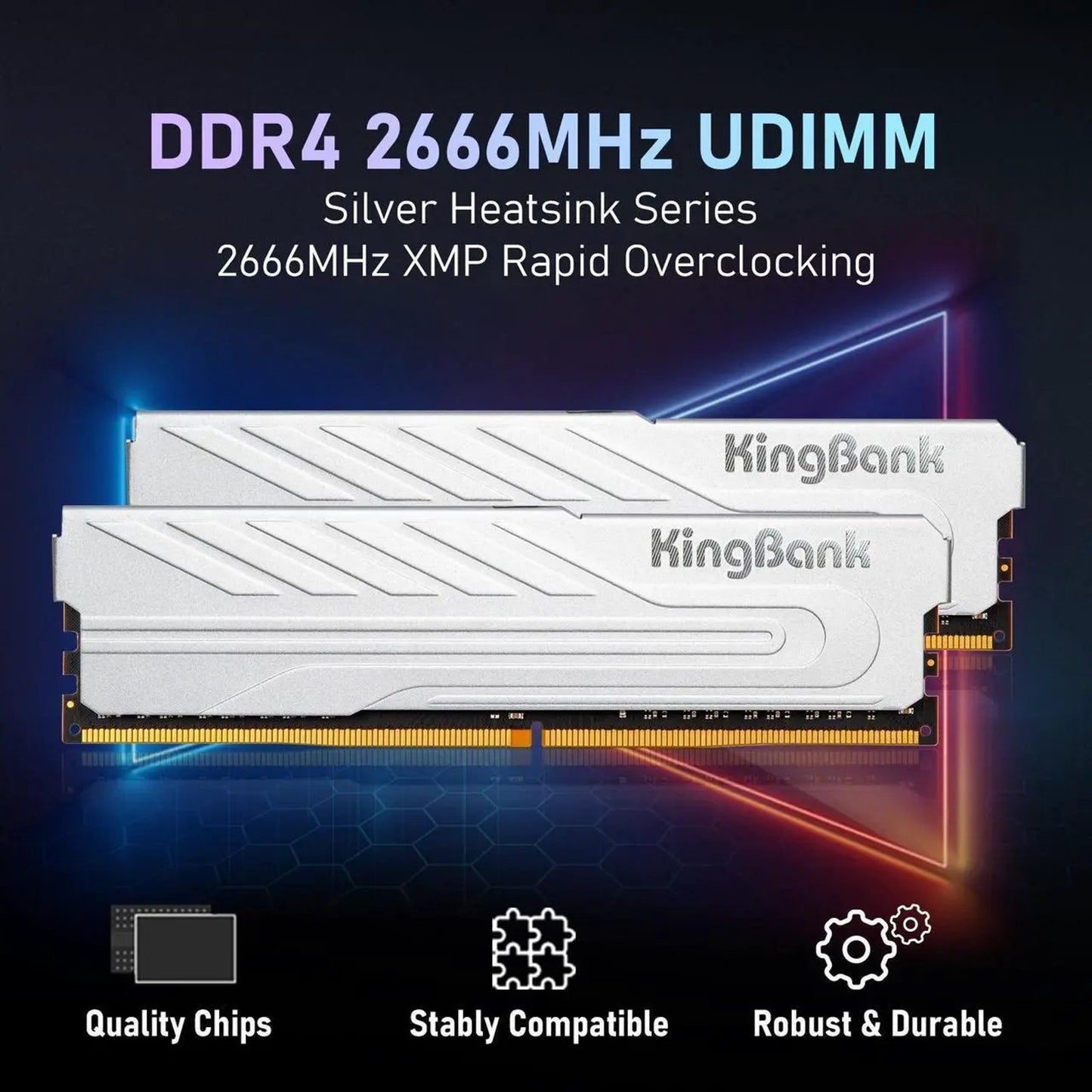 Kingbank 16GB 2x 8GB PC4 DDR4 3200 MHz DIMM 260-Pin 2Rx8 Memory RAM