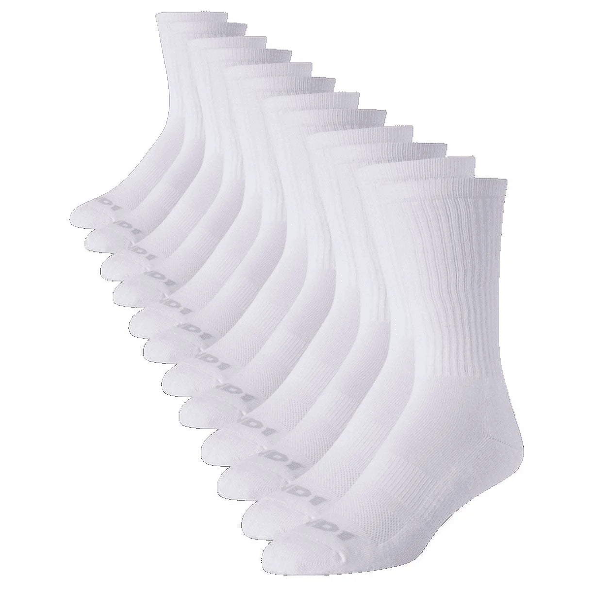 AND1 Men'S Socks, Cushion Crew Socks, 12 Pack