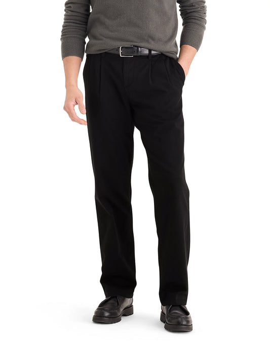 Dockers Men'S Straight Fit Pleated Casual Chino Pants