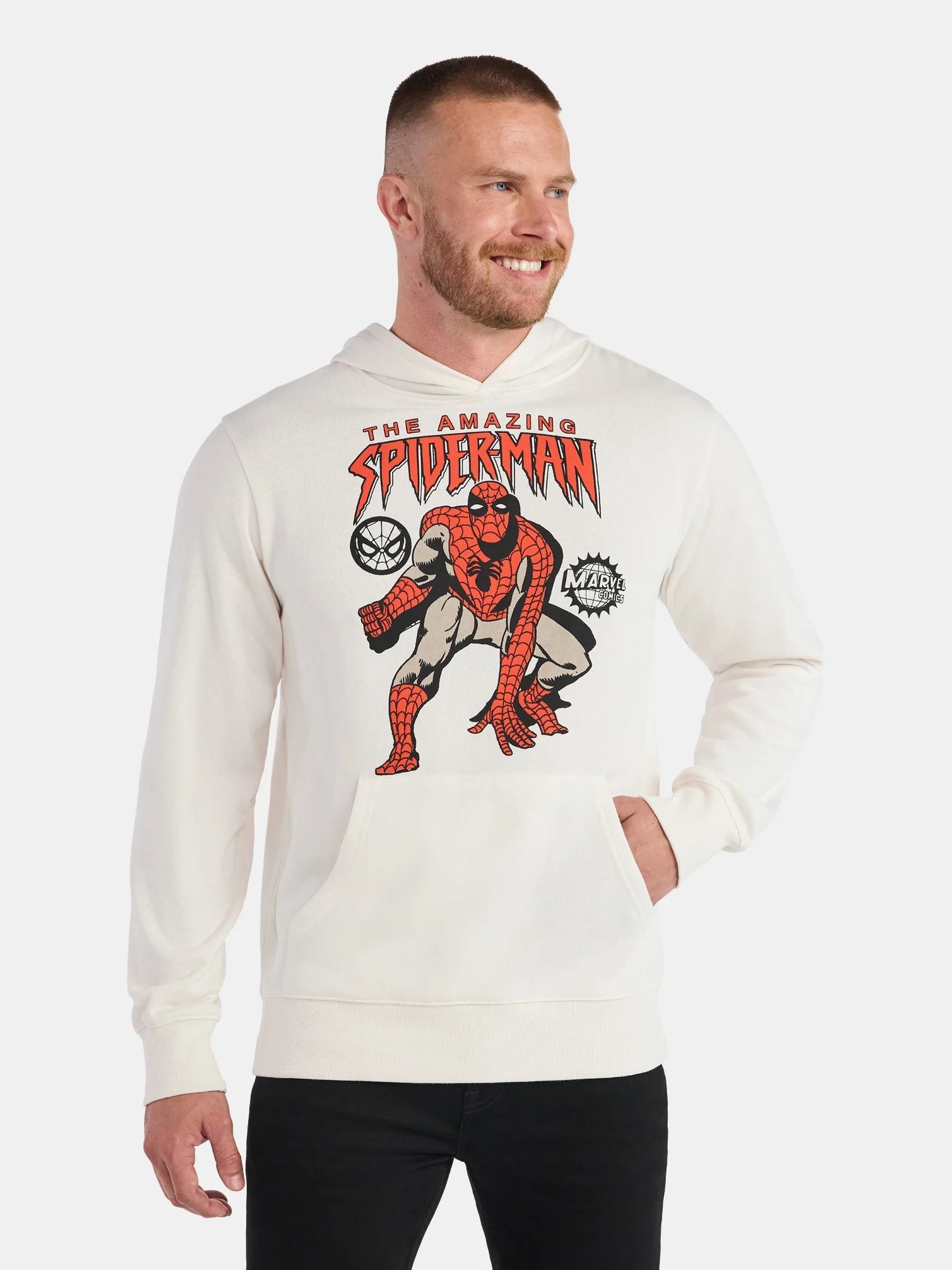 Spider-Man Men'S and Big Men'S Graphic Hoodie, Sizes XS-3XL