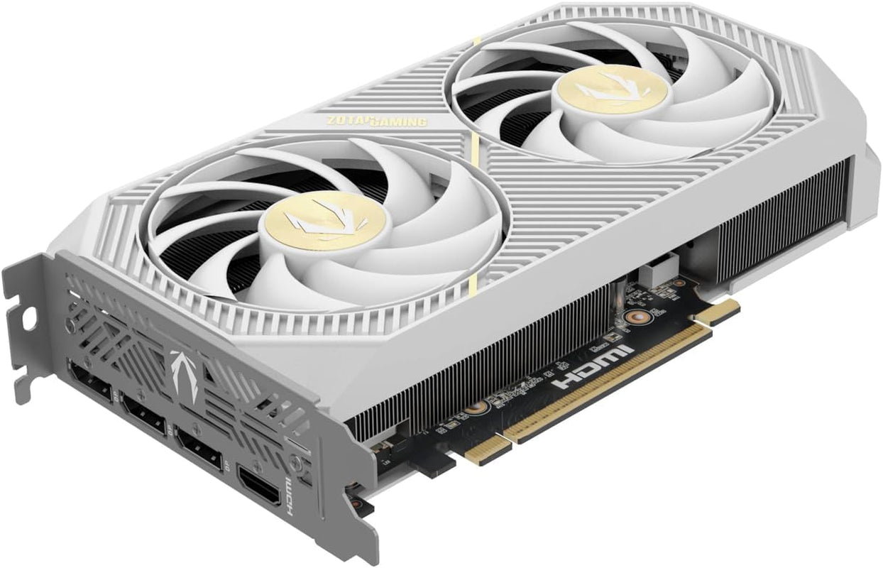 ZOTAC Gaming Geforce RTX 5060 Ti 16GB Twin Edge OC White Edition DLSS 4 16GB GDDR7 128-Bit 28 Gbps PCIE 5.0 Gaming Graphics Card, Icestorm 2.0 Cooling, Sff-Ready, ZT-B50620Q-10M
