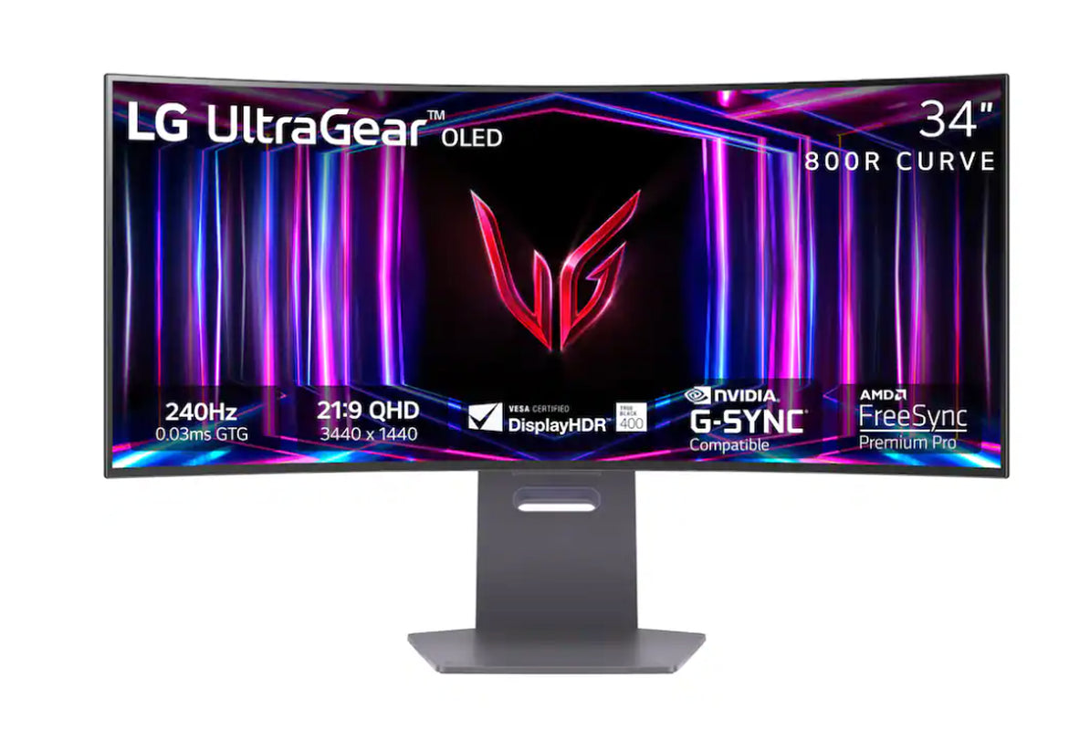 LG Ultragear 34GS95QE 34” OLED WQHD 240Hz Gaming Curved Monitor – Brand New