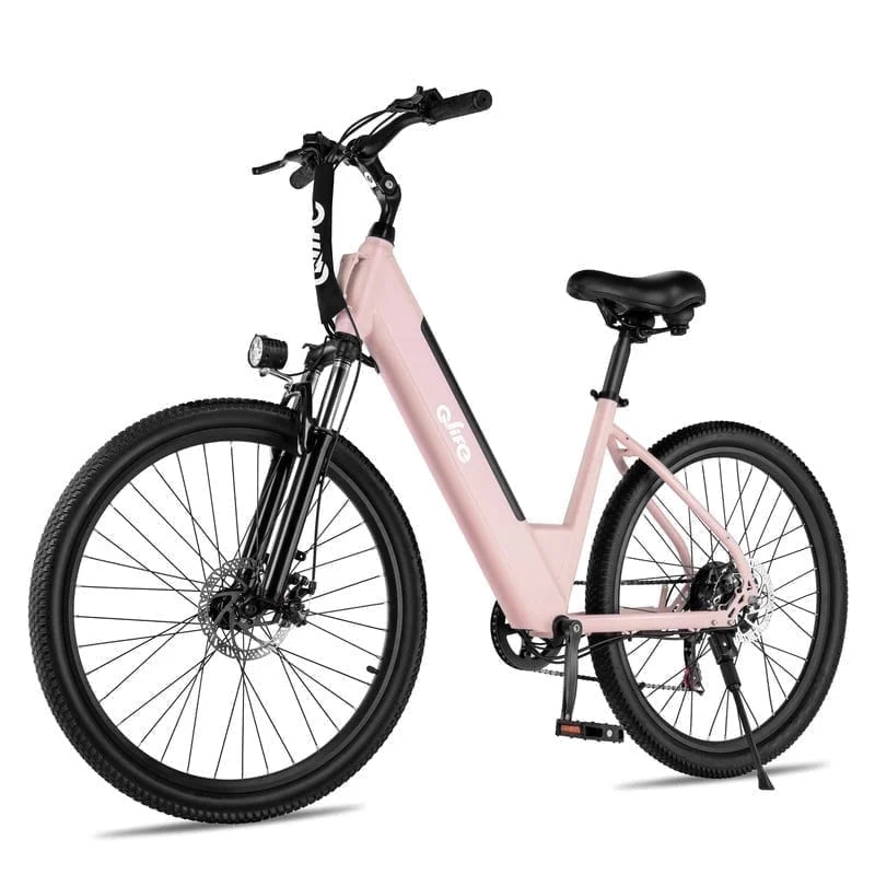 Cityone Electric Bike for Adults 26" Step-Through 20MPH Ebike with 2.1" Tire, Peak 750W Motor Ebikes with 7 Speed, E-Bike (Black)