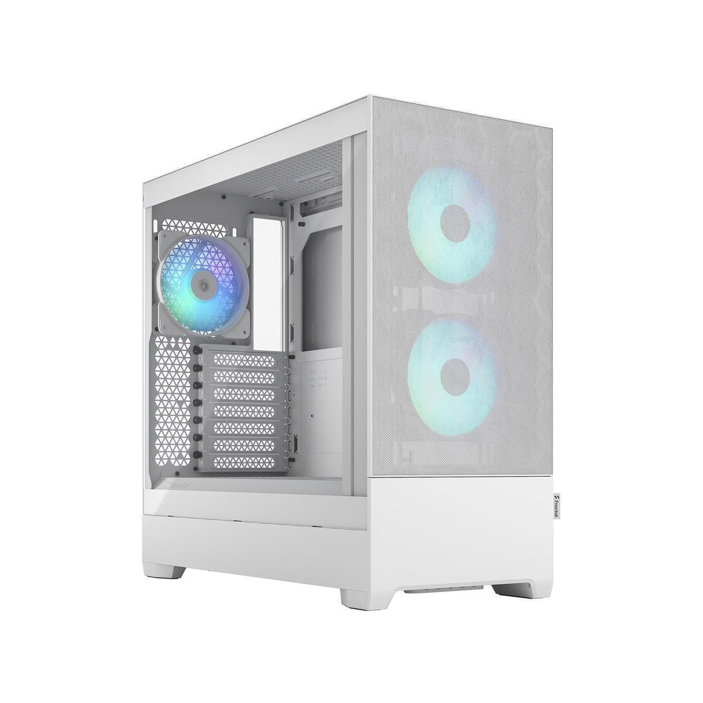 Fractal Design Pop Air Mid Tower Case - RGB White TG Clear