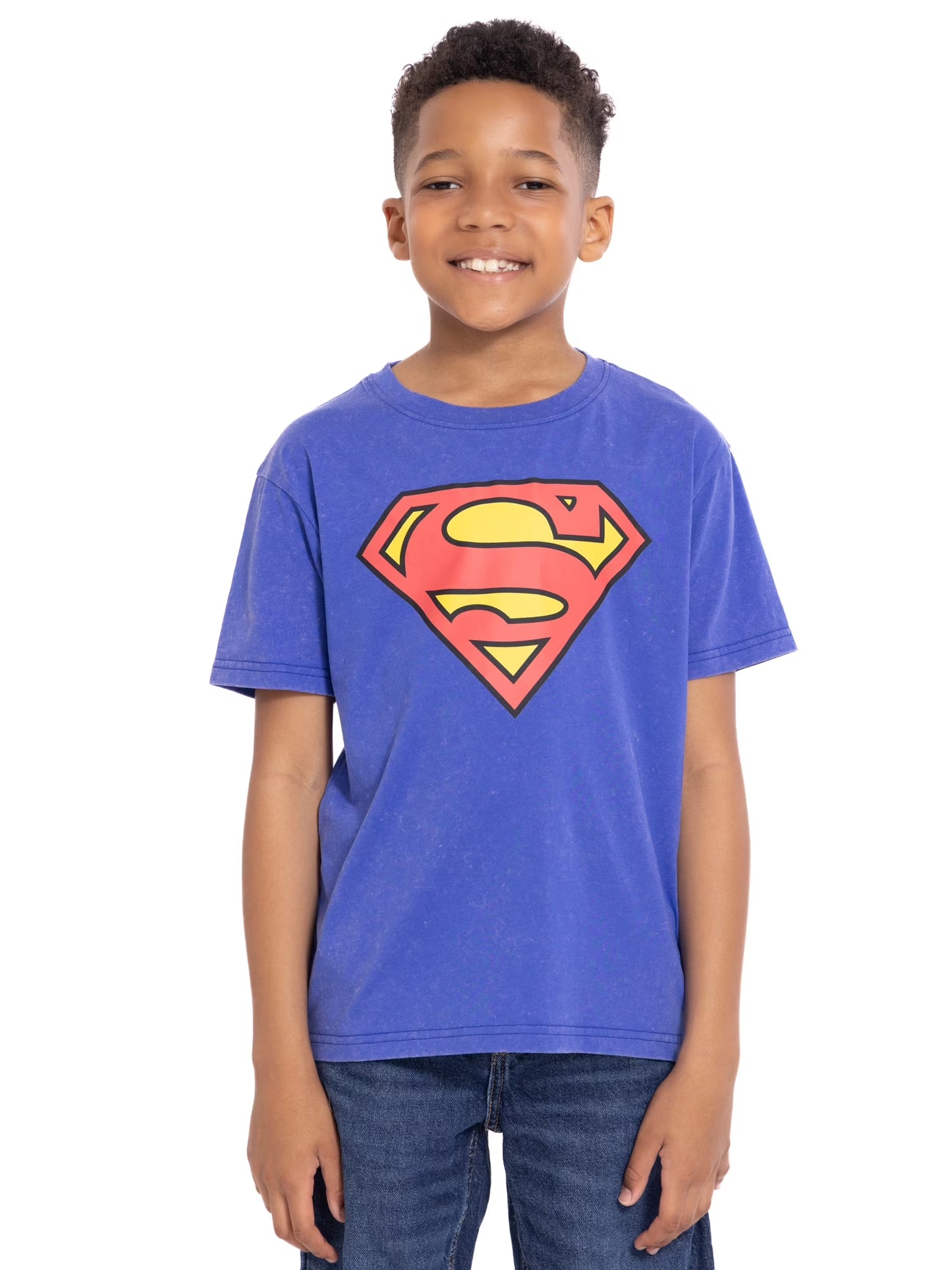 Spider-Man Boys Mineral Washed Graphic Tee with Short Sleeves, Sizes 4-18