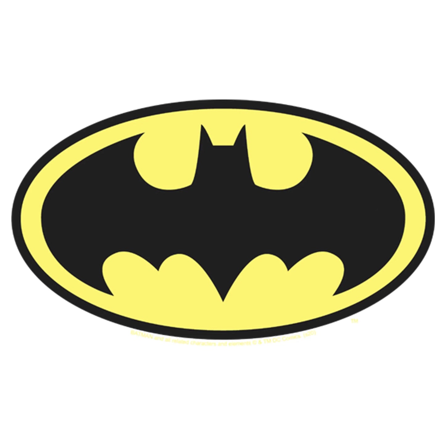 Mens Batman Classic Yellow Bat Logo 2-Pack T Shirt