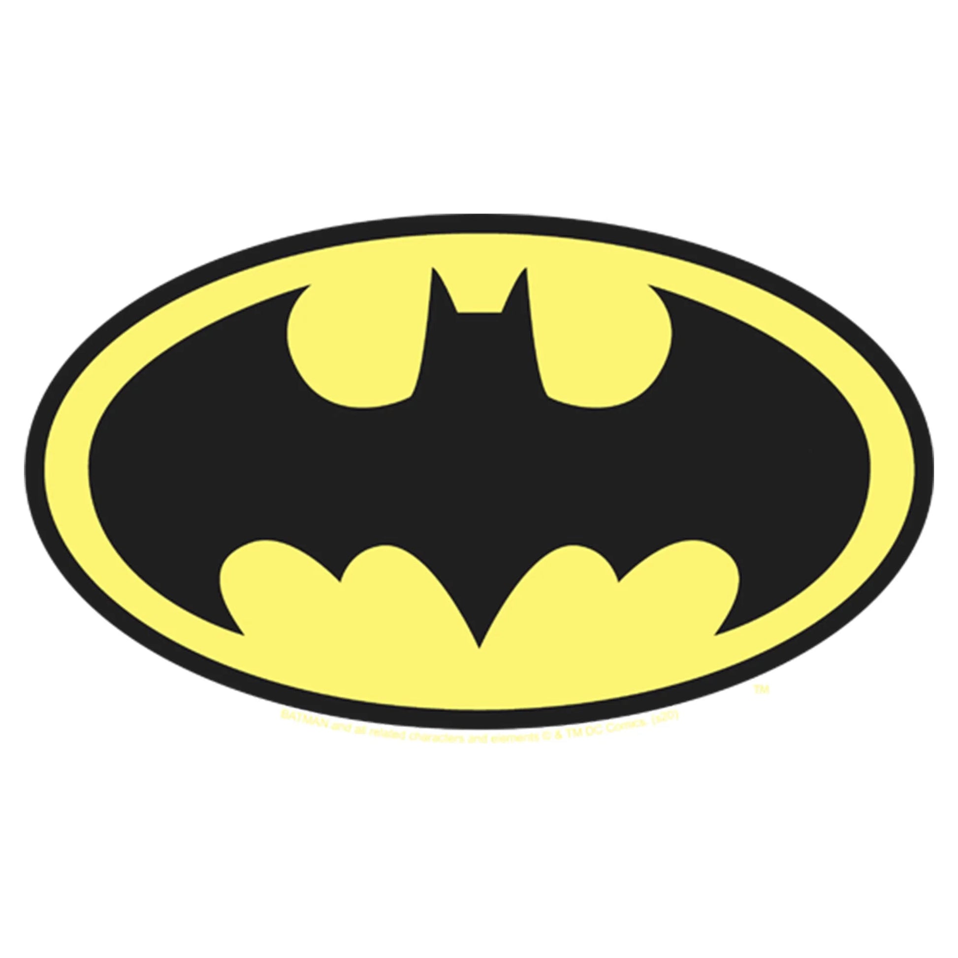 Mens Batman Classic Yellow Bat Logo 2-Pack T Shirt