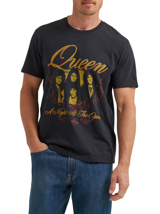 Wrangler® Men'S Short Sleeve Queen Graphic Band Tee, Sizes S-3XL