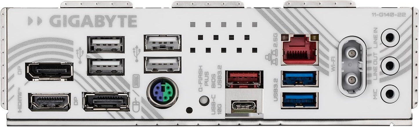 GIGABYTE B850M Eagle WIFI6E ICE AMD AM5 Motherboard, M-ATX, DDR5, 2X M.2, Pcie 5.0, USB-C, USB 3.2 Gen 2, WIFI6E, 2.5Gbe LAN, Ez-Latch, Wi-Fi Ez-Plug