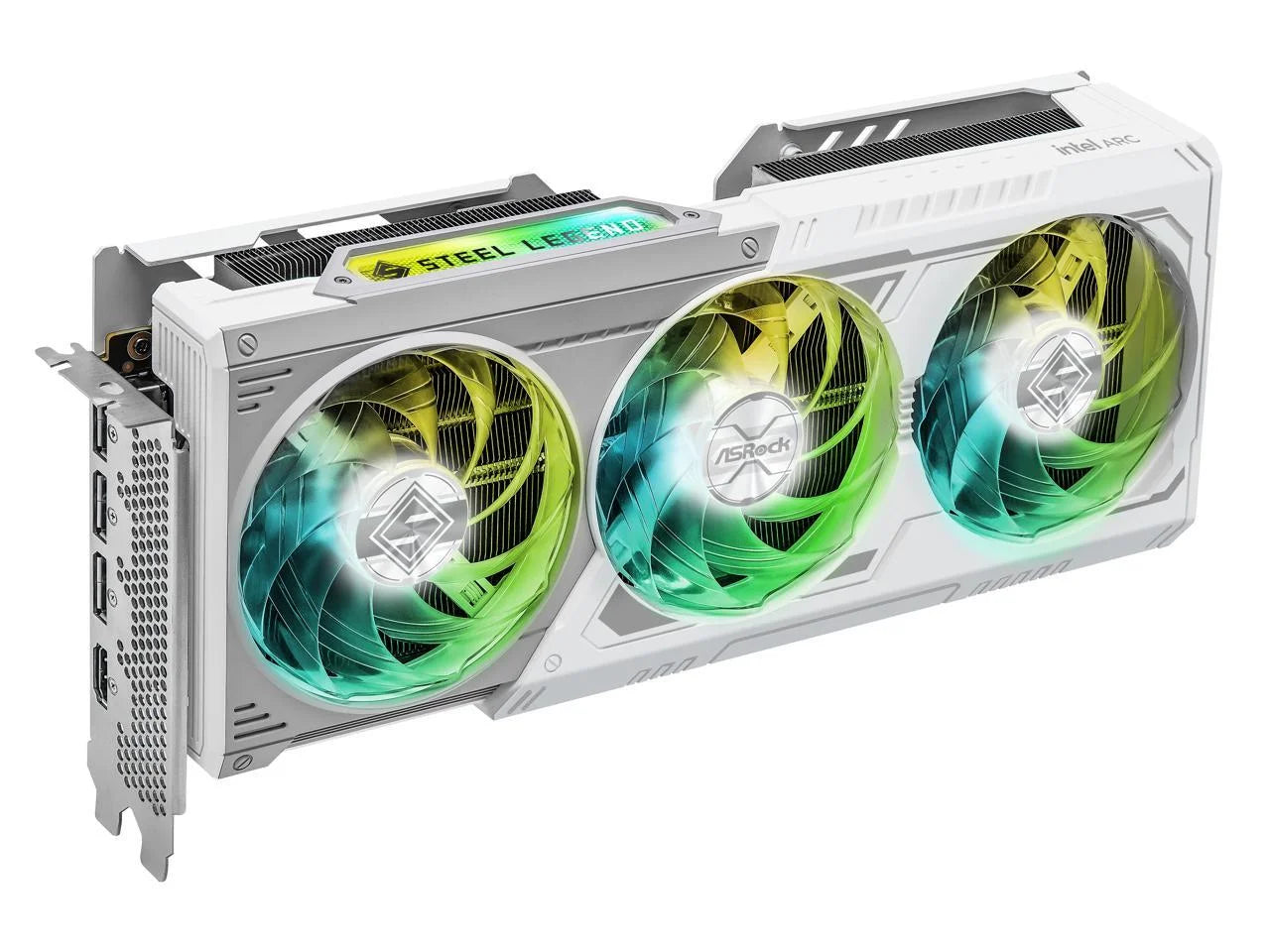 Asrock STEEL LEGEND Arc B580 12GB GDDR6 PCI Express 4.0 X8 ATX Graphics Card B580 SL 12GO