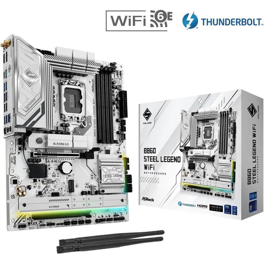 Asrock B860SteelLegendWiFi B860 Steel Legend Motherboard