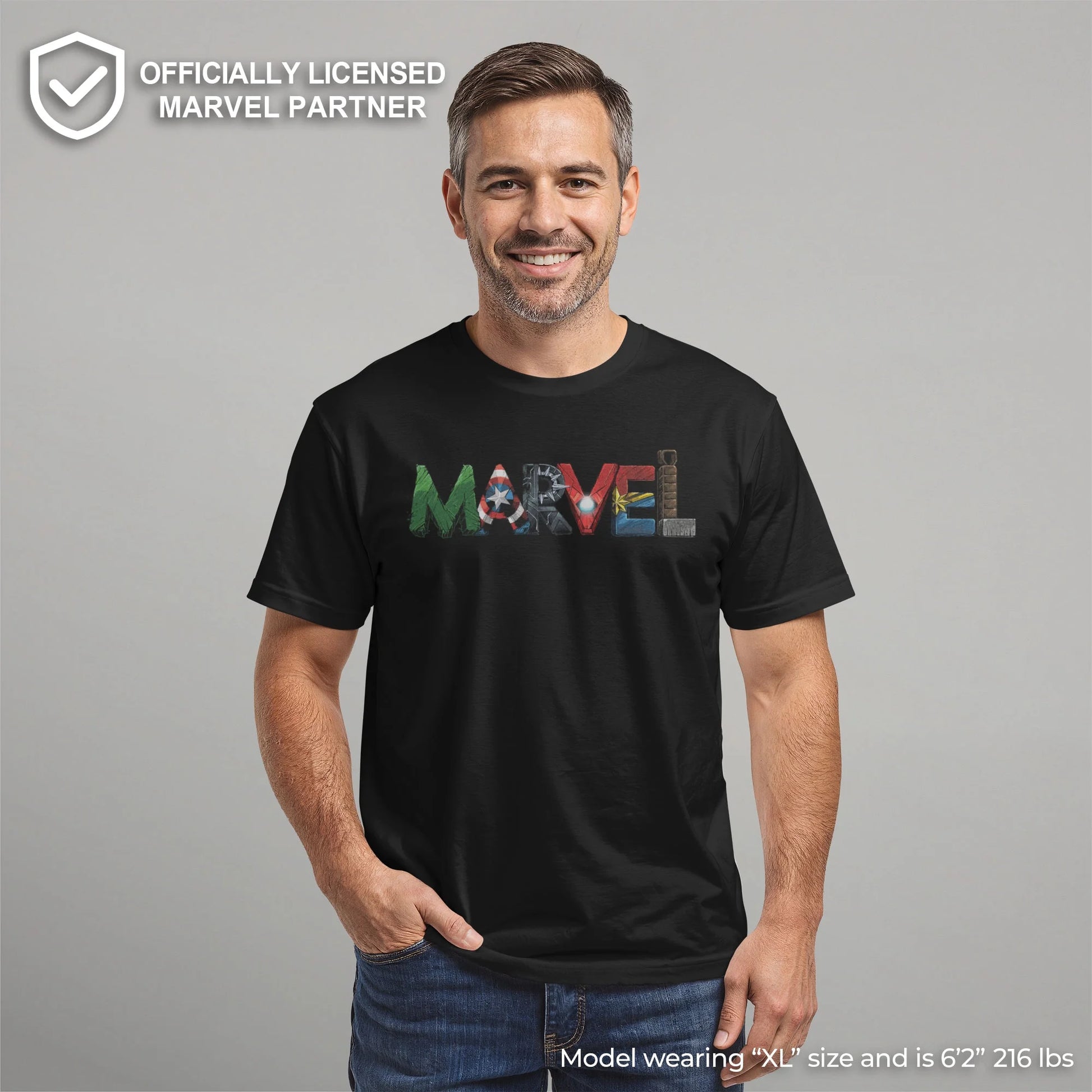 Men'S Marvel MARVEL Fan Letters T-Shirt