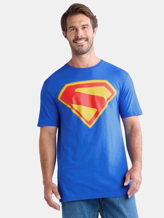 Superman, Men'S & Big Men'S Graphic Tee Shirt, Sizes S-3XL
