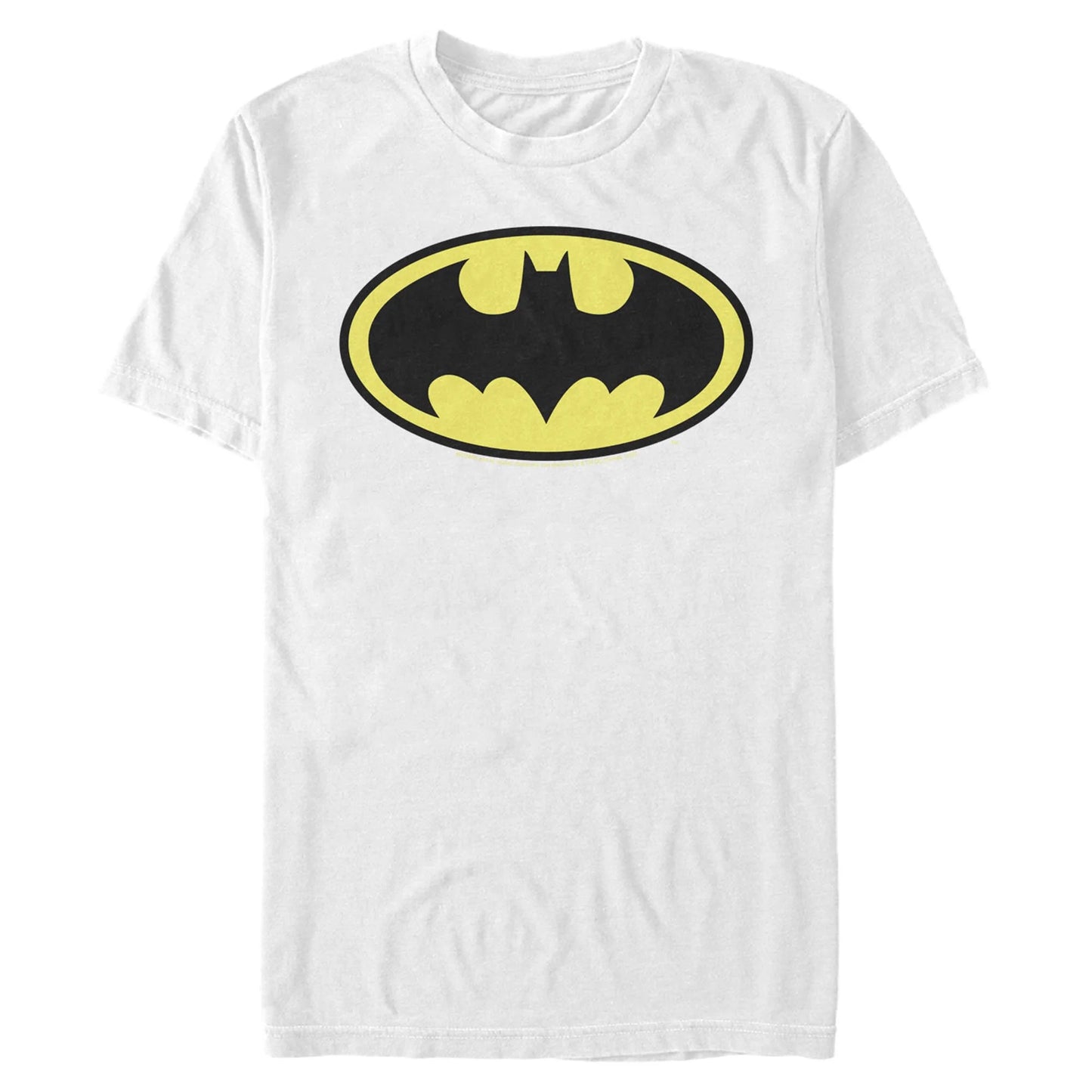 Mens Batman Classic Yellow Bat Logo 2-Pack T Shirt