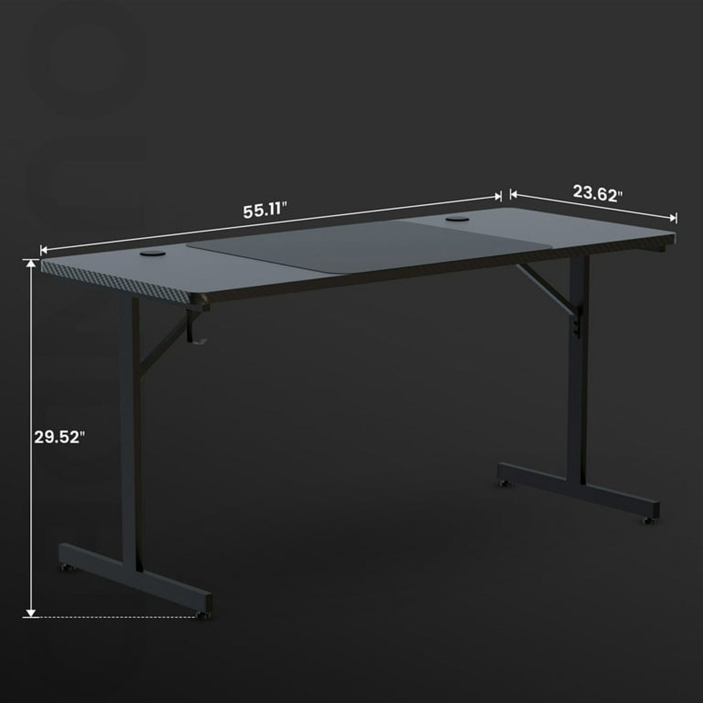 Gtrracing 55 Inch Rgb Desk