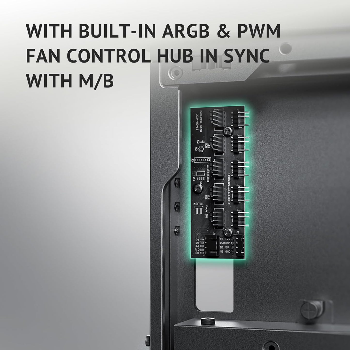 Antec Flux Pro, 6 X PWM Fans Included, High-Airflow Front Panel with Walnut Wood, Ishift PSU 90° Mount, USB3.0 X 2, Type-C, 420Mm Radiator Support, Temp. Display, Full-Tower E-ATX PC Case