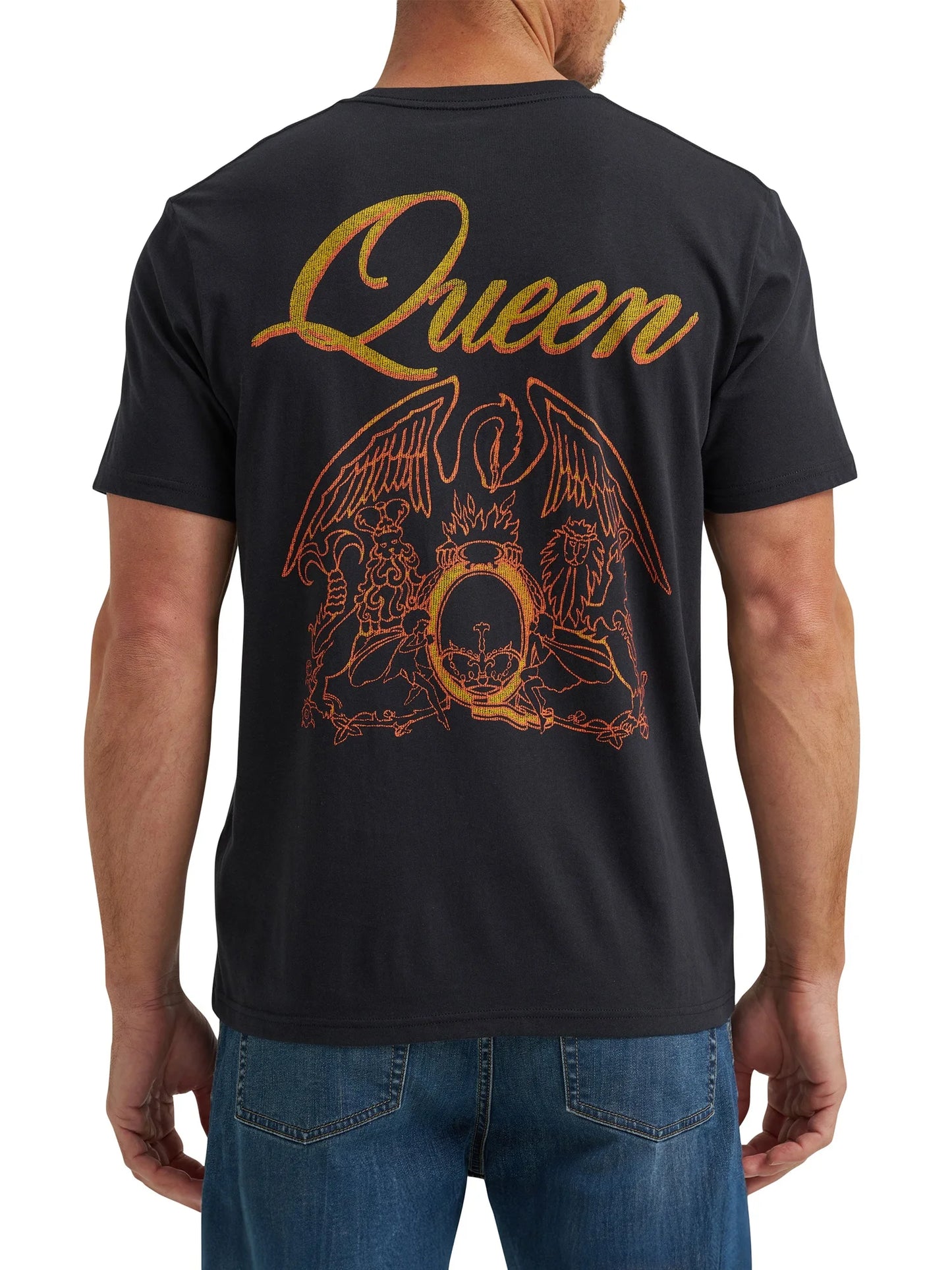 Wrangler® Men'S Short Sleeve Queen Graphic Band Tee, Sizes S-3XL