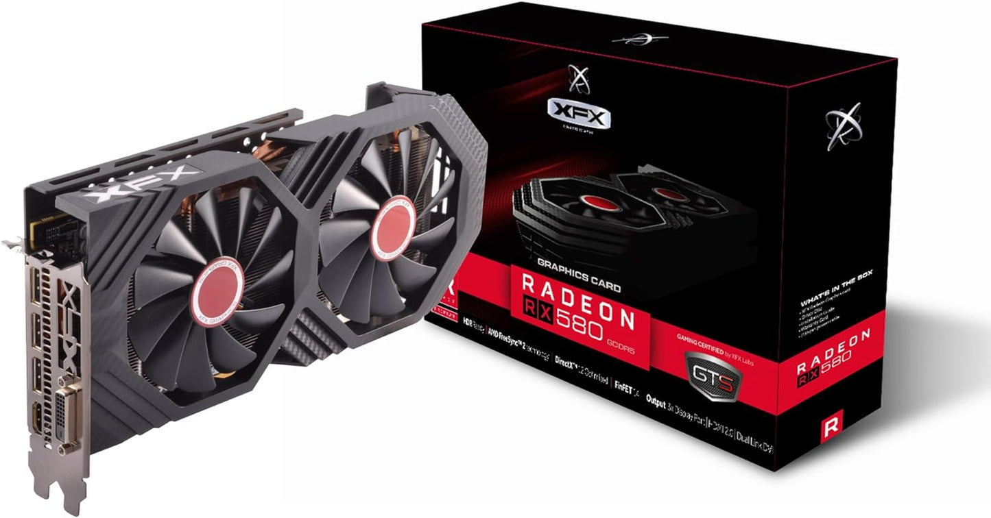 XFX Swift AMD Radeon RX 9060 XT OC White Gaming Edition with 8GB GDDR6 HDMI 2Xdp, AMD RDNA 4 RX 9060XT RX-96TSW8GWQ
