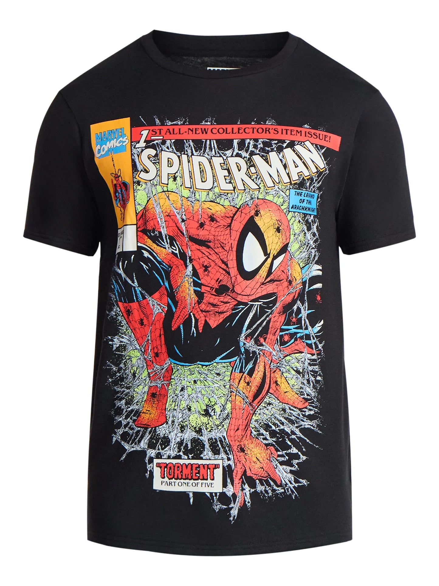 Spider-Man Men'S and Big Men'S Spidey Crawl Graphic Tee, Sizes S-3XL