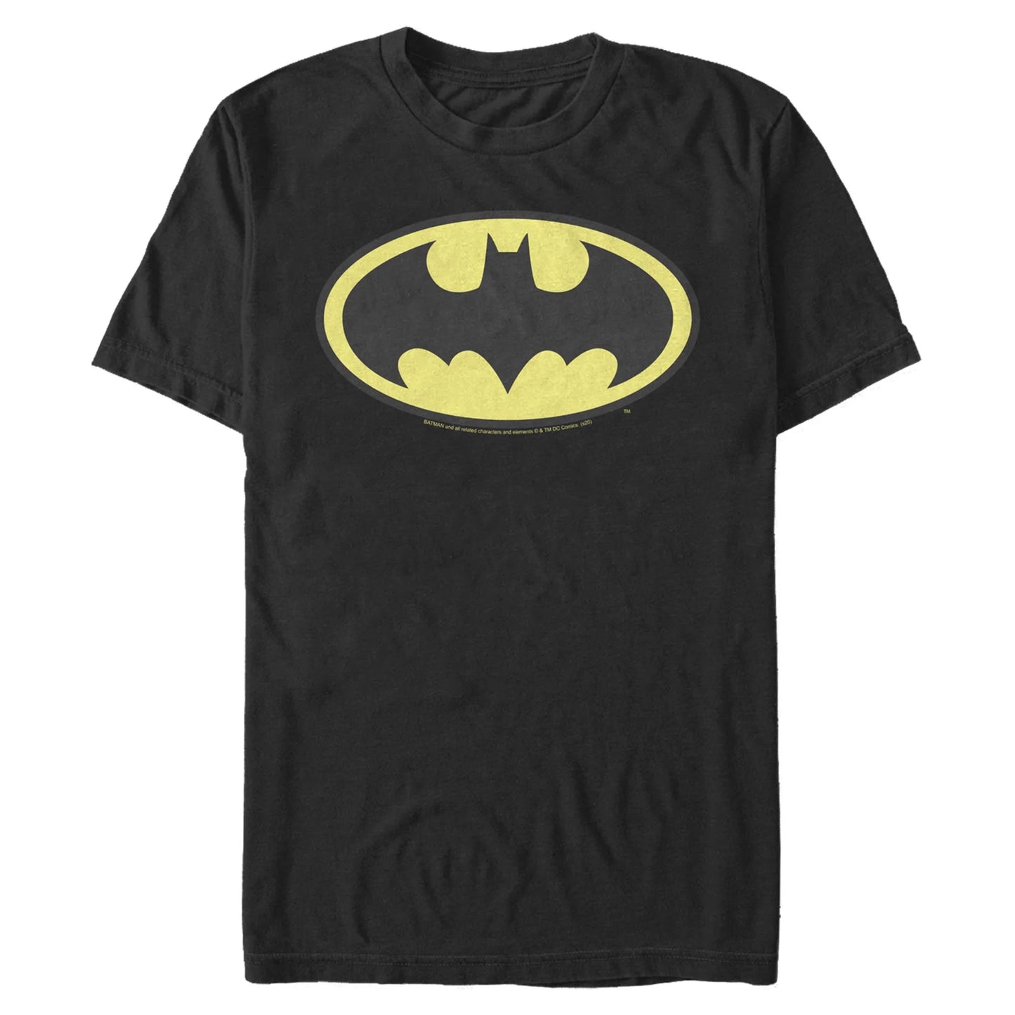 Mens Batman Classic Yellow Bat Logo 2-Pack T Shirt
